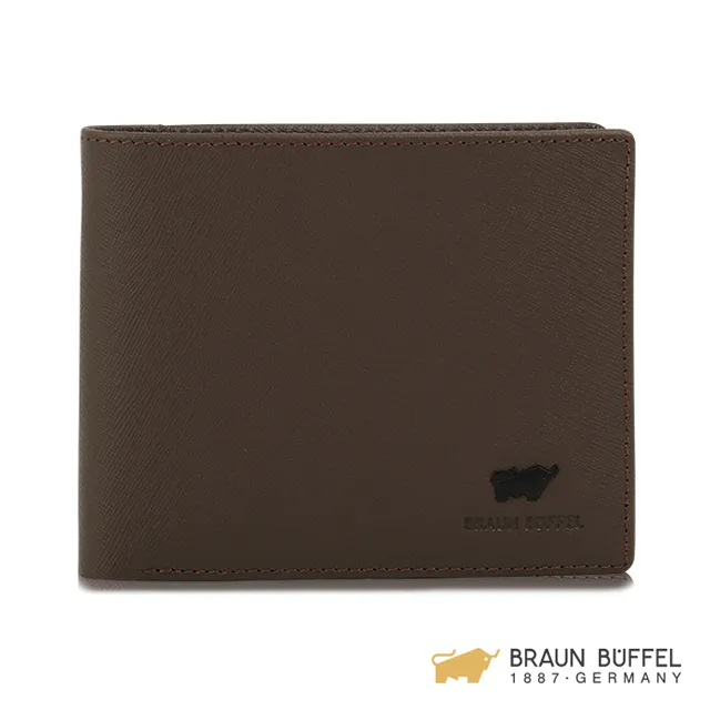 BRAUN BUFFEL IKON 艾康系列4卡零錢袋短夾 - 藍色 BF366-315-NY 歷史價格詳細信息