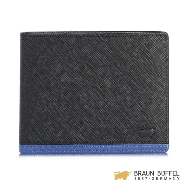 BRAUN BUFFEL RATHAUS 市政廳系列4卡零錢袋皮夾 - 藍色 BF388-315-BL 歷史價格詳細信息