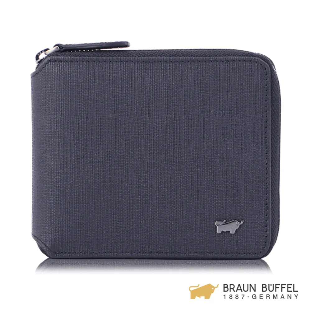 BRAUN BUFFEL 戰神系列12卡中間翻透明窗短夾 - 黑色 BF378-317-BK 歷史價格詳細信息
