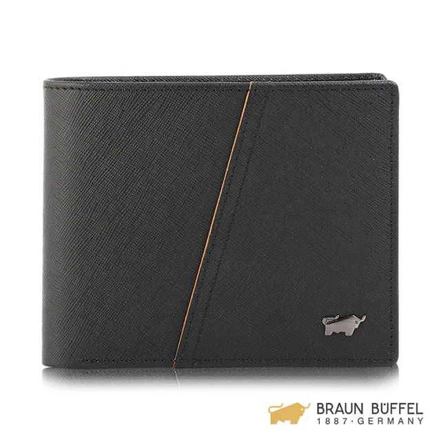 BRAUN BUFFEL ICONIC 艾康尼克系列12卡中間翻透明窗短夾 - 藍色 BF373-317-NY 歷史價格詳細信息