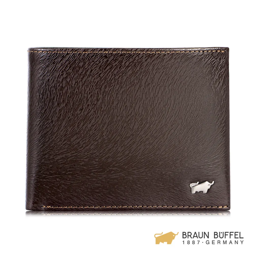 BRAUN BUFFEL 提貝里烏斯III系列8卡短夾 - 黑檀木色 BF392-313-ENY 歷史價格詳細信息