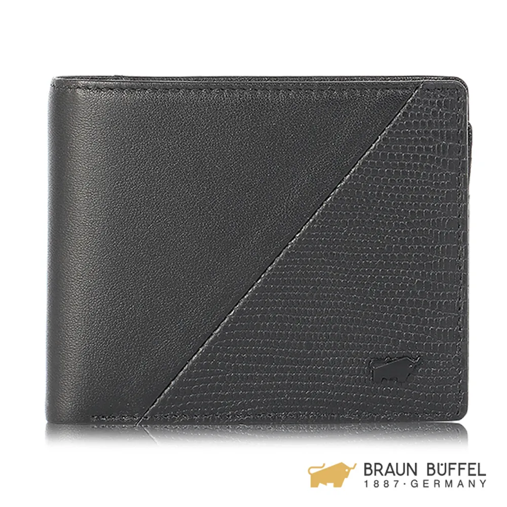 【BRAUN BUFFEL】QUANTUM 量子系列4卡零錢袋皮夾 - 黑色 BF382-315-BK 歷史價格詳細信息