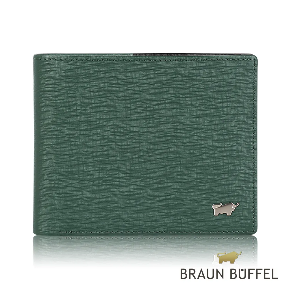 BRAUN BUFFEL VALADON 瓦拉頓系列8卡中翻零錢袋皮夾 -淺綠色 BF397-318-SG 歷史價格詳細信息