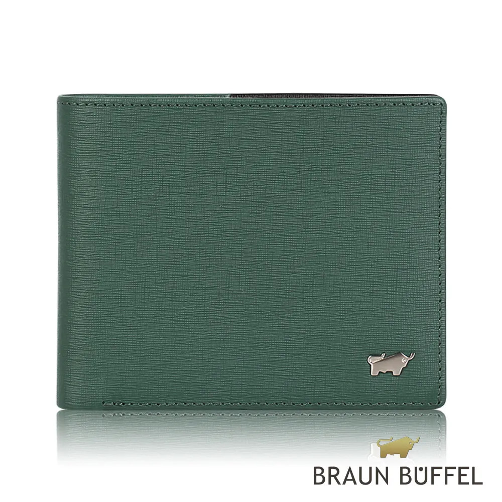 BRAUN BUFFEL VALADON 瓦拉頓系列8卡中翻零錢袋皮夾 -淺綠色 BF397-318-SG 歷史價格詳細信息