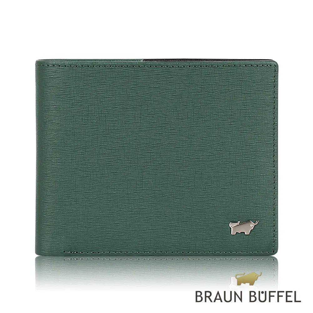 BRAUN BUFFEL VALADON 瓦拉頓系列8卡中翻零錢袋皮夾 -淺綠色 BF397-318-SG 歷史價格詳細信息