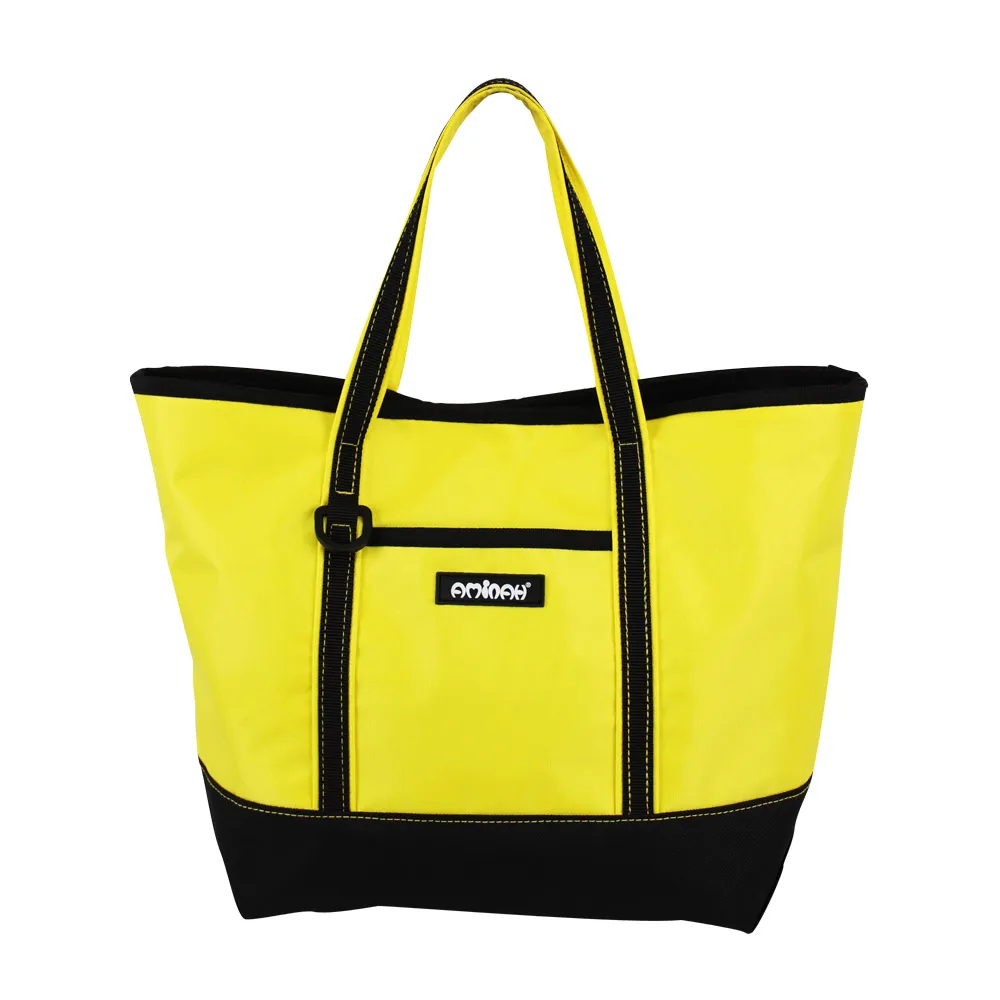 AMINAH-螢光黃尼龍後背包-黑色 歷史價格詳細信息