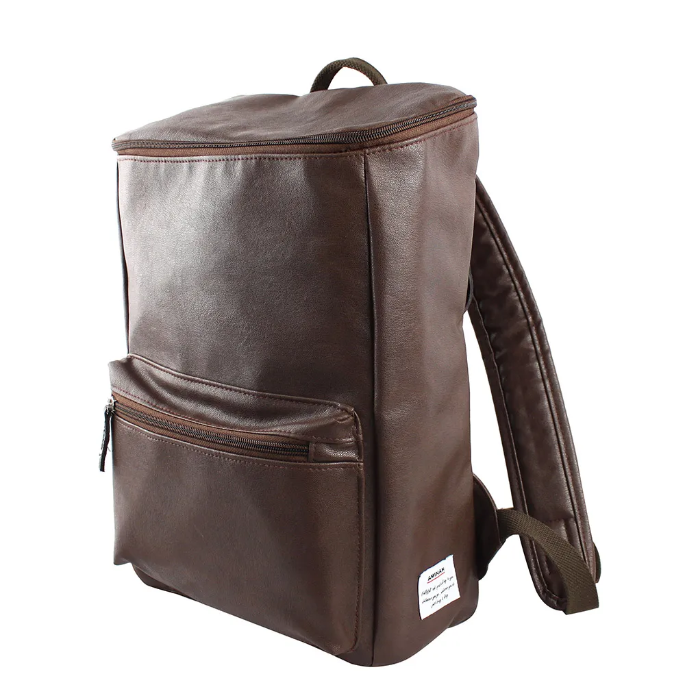 AMINAH-咖啡閃亮鏡面後背包 歷史價格詳細信息