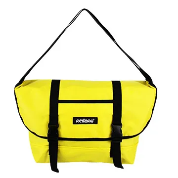 AMINAH-螢光黃尼龍後背包-黑色 歷史價格詳細信息