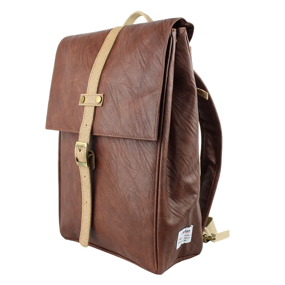 AMINAH-咖啡閃亮鏡面後背包 歷史價格詳細信息