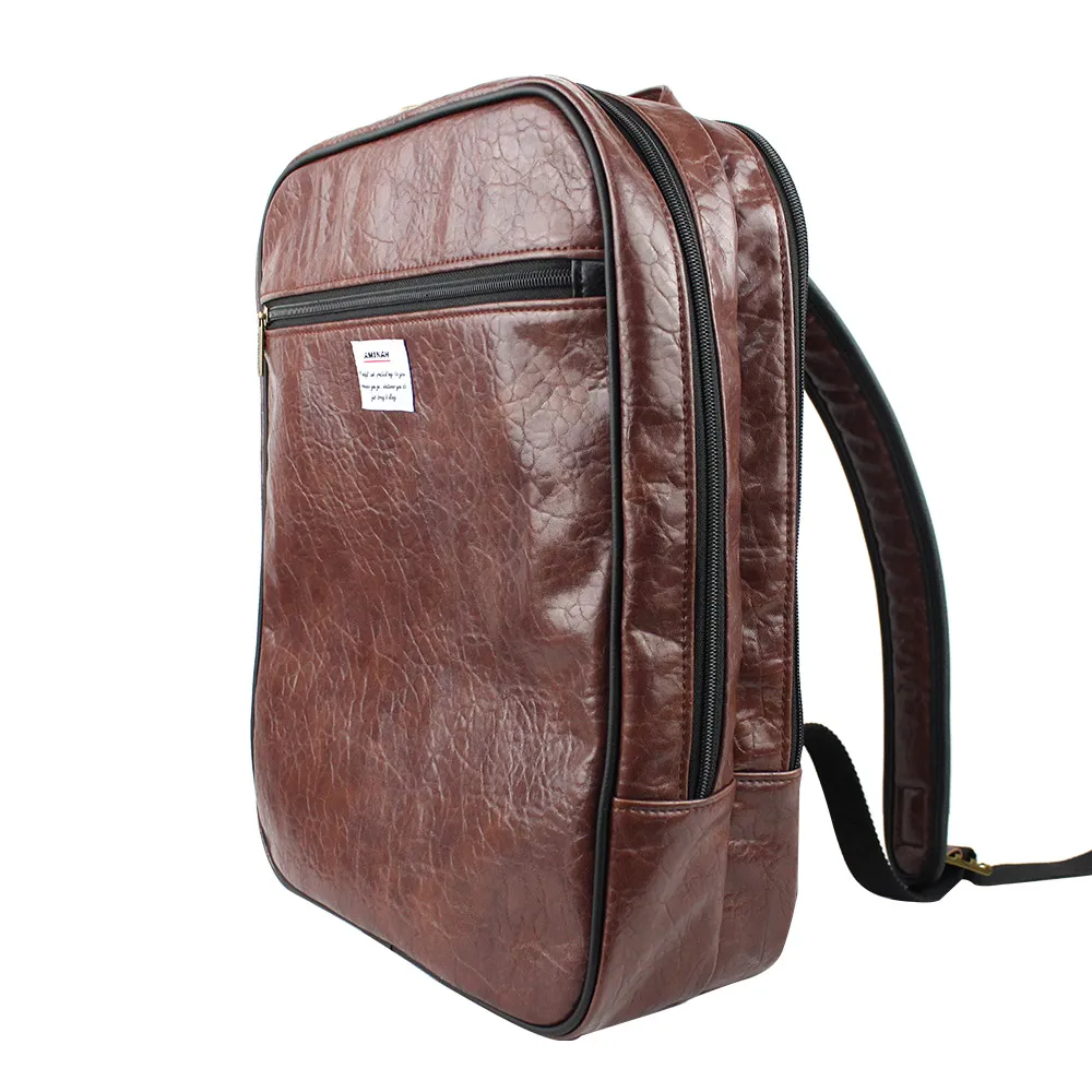 AMINAH-咖啡閃亮鏡面後背包 歷史價格詳細信息