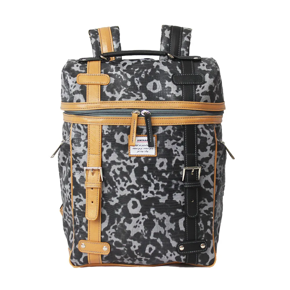 AMINAH-彩虹條紋後背包 歷史價格詳細信息
