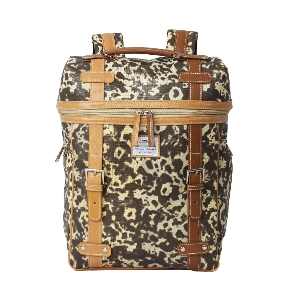 AMINAH-彩虹條紋後背包 歷史價格詳細信息