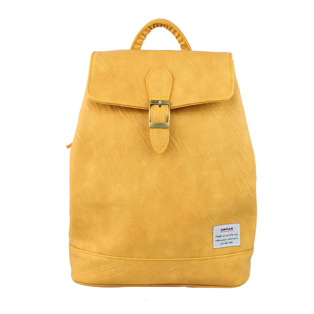 童話小後背 芥末綠  手提/肩背/後背   AMINAH~【am-0240】 歷史價格詳細信息