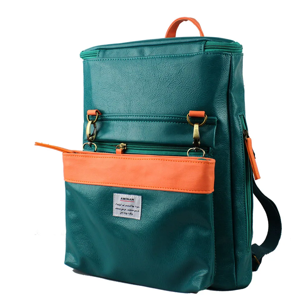 AMINAH-深綠率勁後背包 歷史價格詳細信息