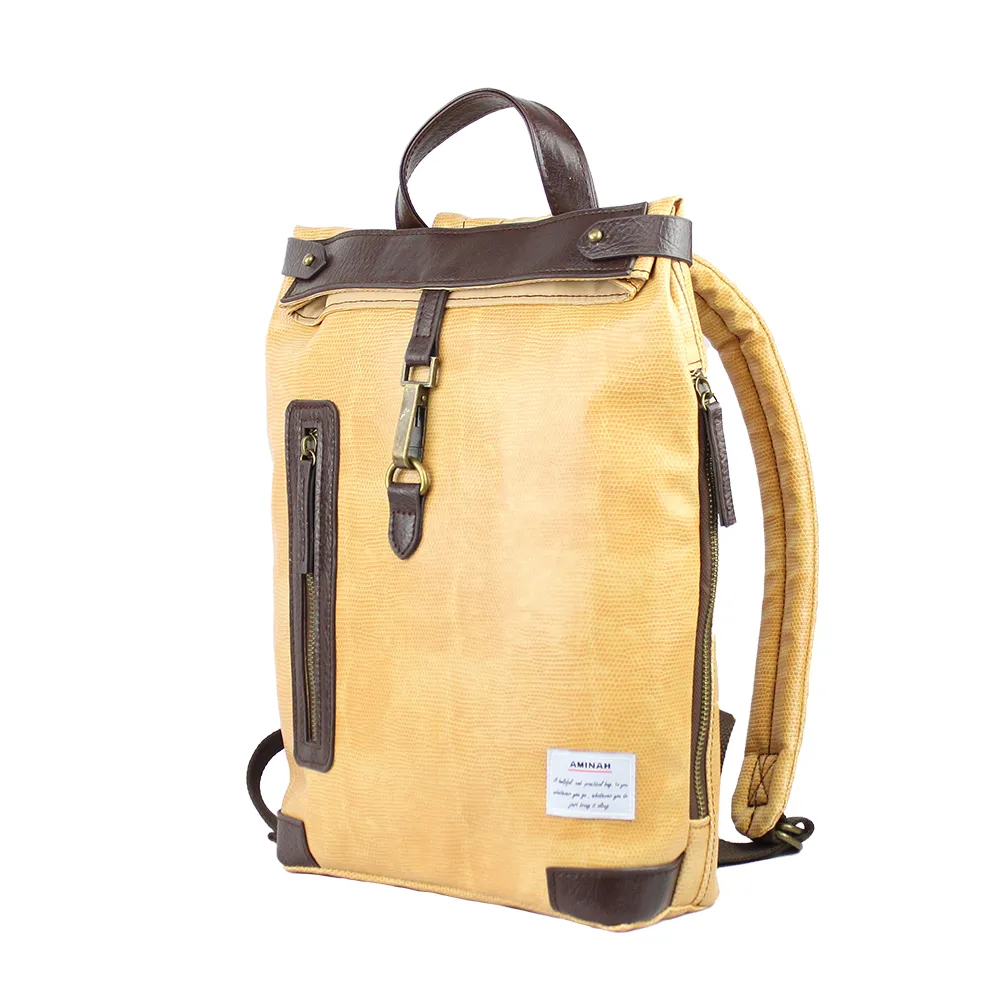 AMINAH-亮麗酒紅大拳擊背包 歷史價格詳細信息