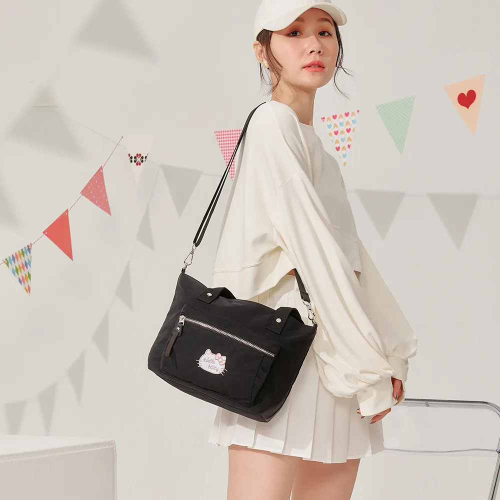 【Hello Kitty】甜心凱蒂-兩用手提包-黑 KT03D02BK 歷史價格詳細信息