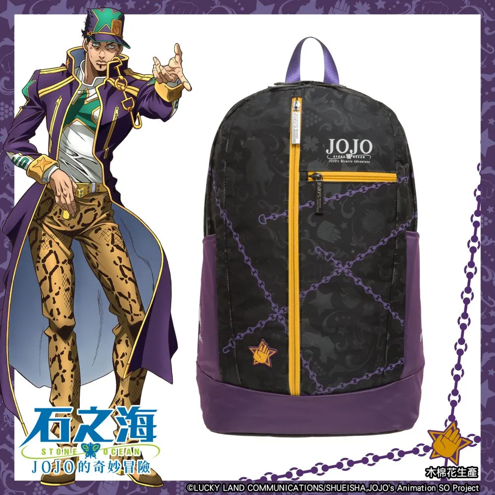 【JoJo的奇妙冒險 石之海】空條徐倫 橫式側背包-黑 JO22A162BK 歷史價格詳細信息