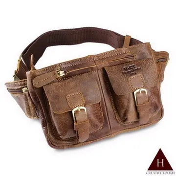 【H-CT】設計款實用雙袋真皮腰包(B8094-Z) 歷史價格詳細信息