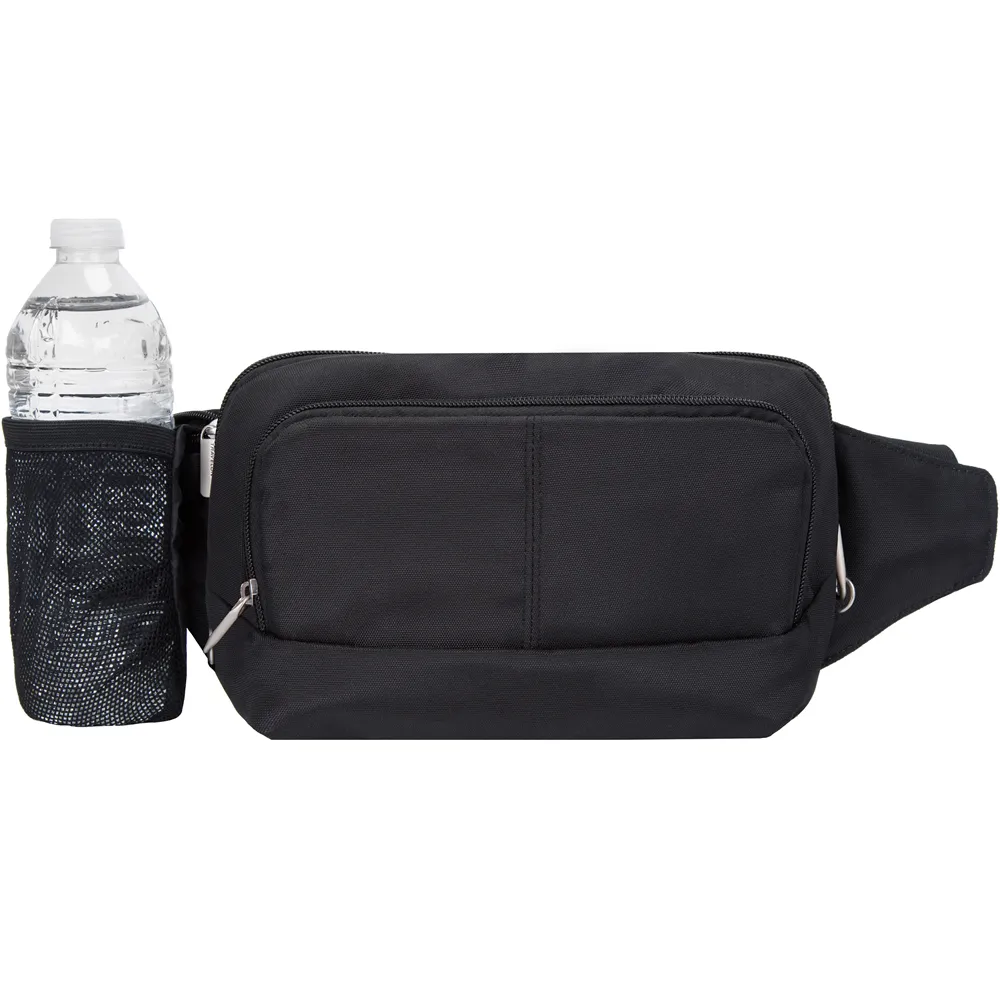 TRAVELON Classic防盜腰包斜背包(黑) 歷史價格詳細信息