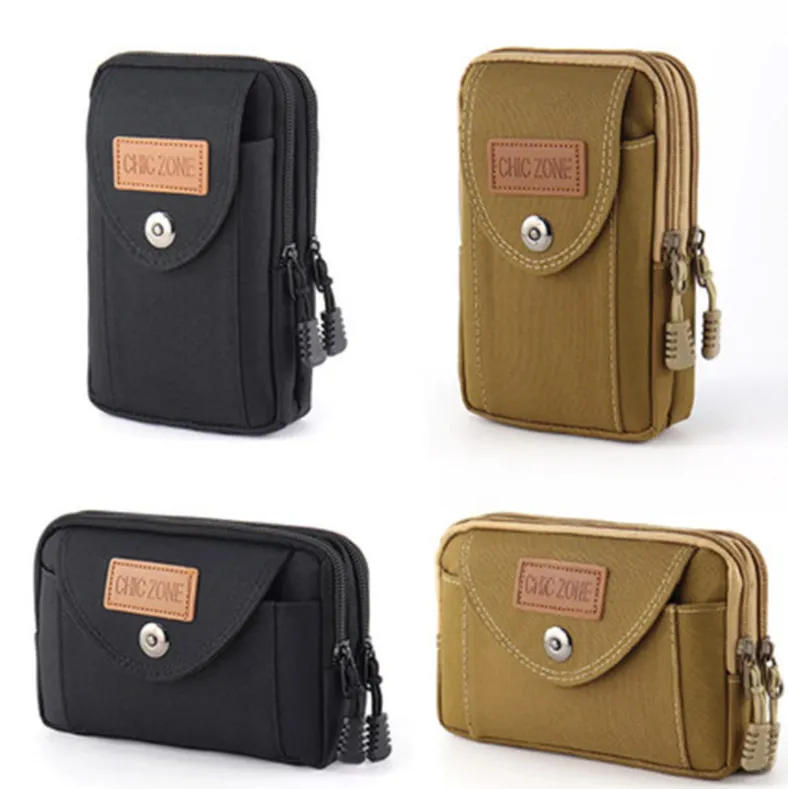 手機腰包 腰包 男士手機包 腰包南極人手機包男女多功能穿皮帶腰掛包6.5-7.2寸工地幹活小斜挎包 歷史價格詳細信息