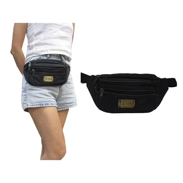 腰包中容量三主袋+外袋共四層防水尼龍布外出休閒45吋腰 歷史價格詳細信息