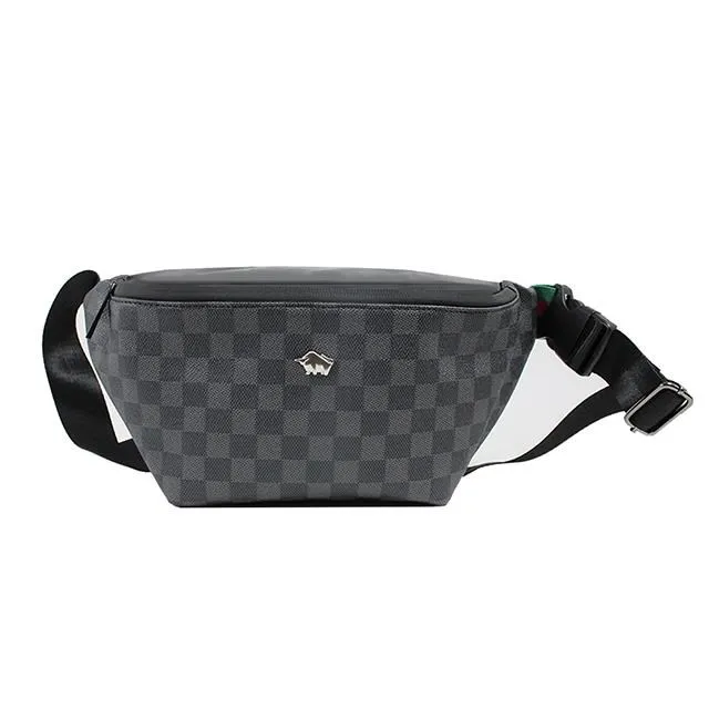 DRAKA 達卡 - Re.Simple系列-超纖皮革方格紋手拿包-6卡零錢袋 歷史價格詳細信息