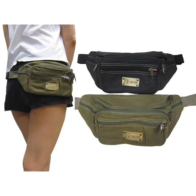 F2 腰包中容量二主袋+外袋共四層隨身貼身腰包防水尼龍布 歷史價格詳細信息