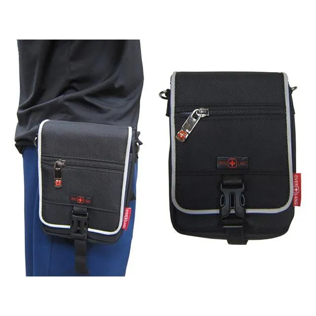 OVER-LAND 外掛式腰包外袋可4.7寸機防水尼龍布隨身物品專用包工作袋可穿過皮帶外掛 歷史價格詳細信息