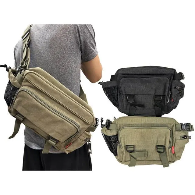 腰包超大容量二主袋+外袋共五層進口防水帆布做生意 歷史價格詳細信息