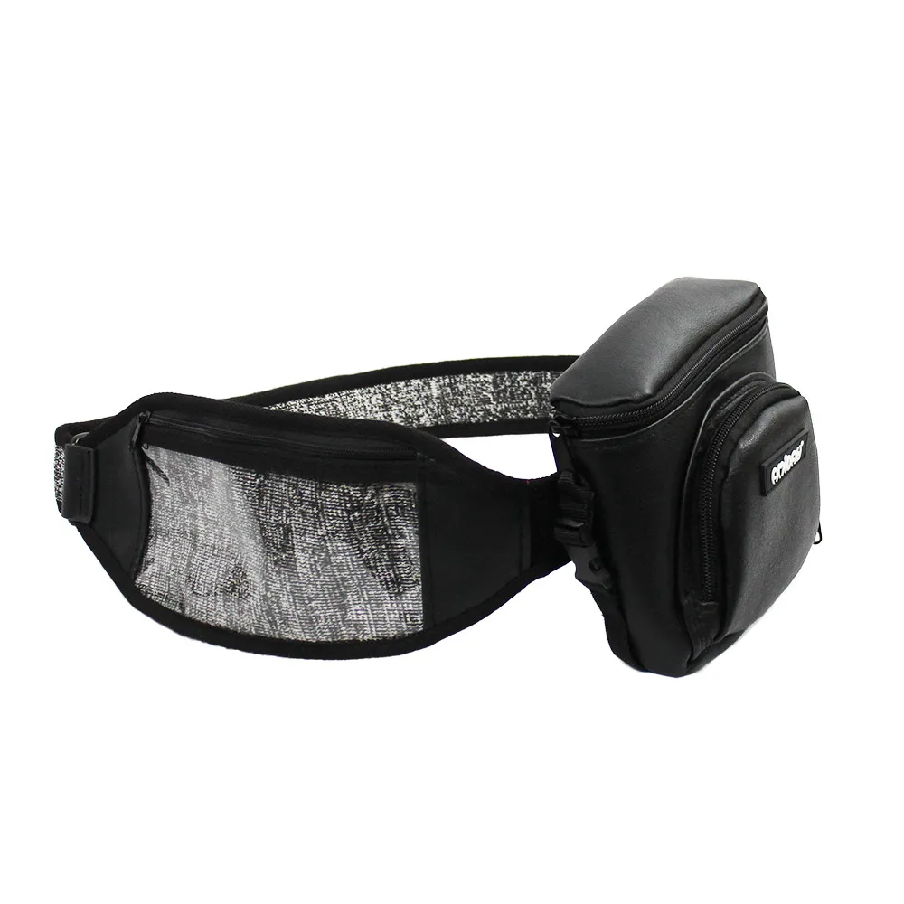 AMINAH-黑色腰肩兩用包(大) 歷史價格詳細信息