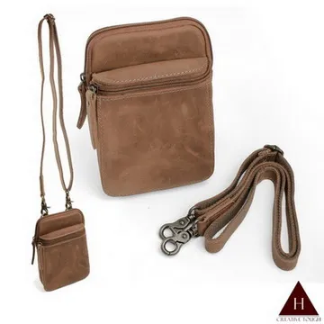 【H-CT】瘋馬皮極簡加長型真皮腰包(PD43-Z) 歷史價格詳細信息