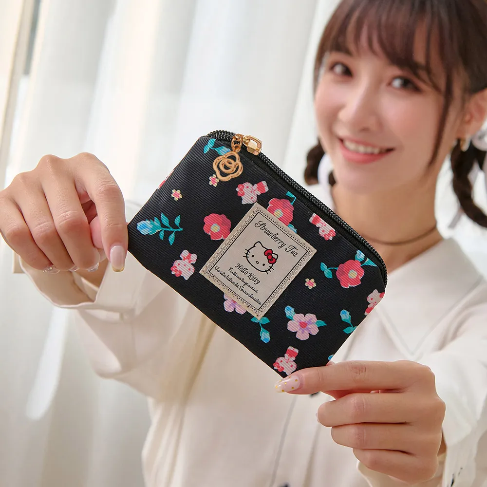 【Hello Kitty】花園午茶-化妝包-珊瑚粉 KT03I05PK(11GI) 歷史價格詳細信息