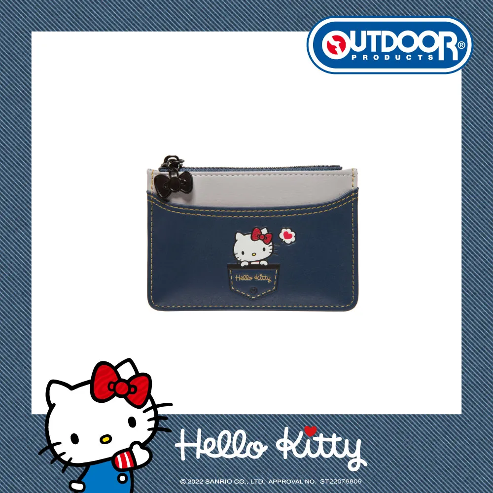 【OUTDOOR】Hello Kitty聯名款-牛仔凱蒂-零錢包-深藍 ODKT22A04NY 歷史價格詳細信息