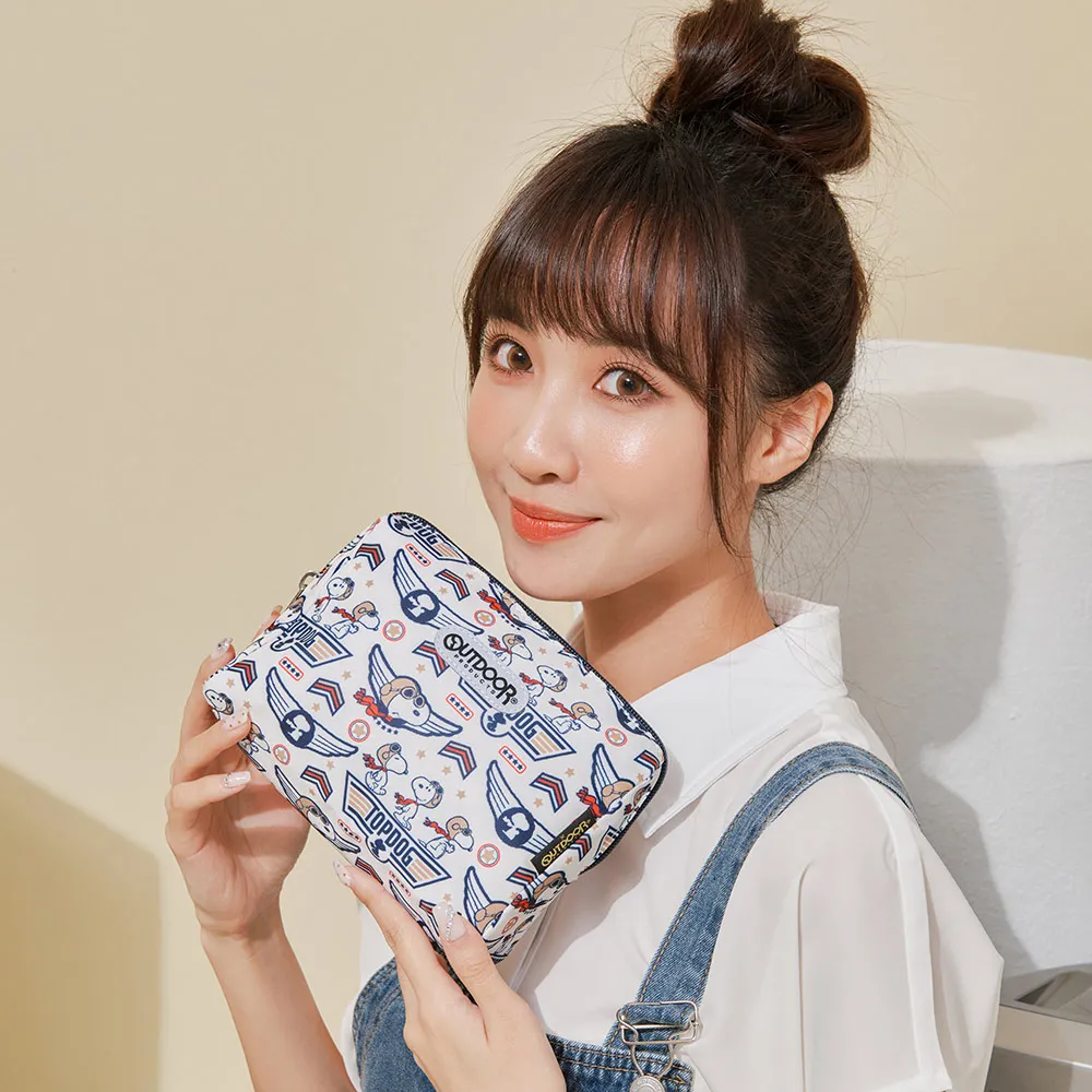 【OUTDOOR】史努比SNOOPY-王牌飛行員橫式側背包-米色(ODP21F14BG) 歷史價格詳細信息