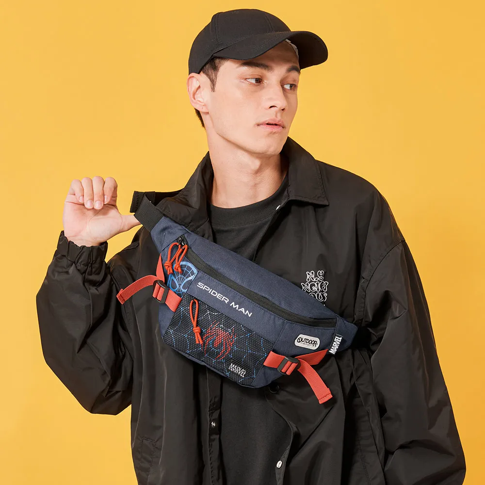 【OUTDOOR】漫威英雄MARVEL-蜘蛛人腰包-深藍色 ODDY22I02NY 歷史價格詳細信息