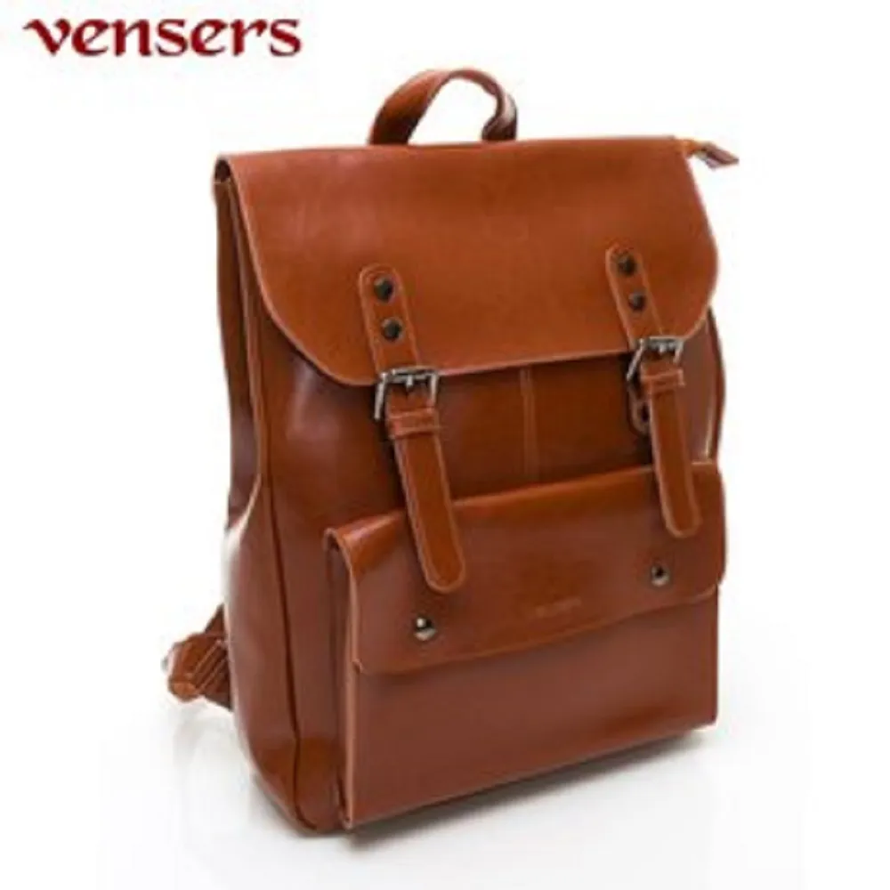 【vensers】小牛皮潮流個性包~後背包(NL1075101棕色) 歷史價格詳細信息