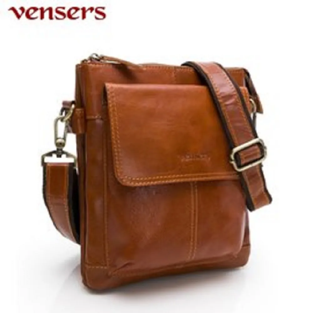 【vensers】小牛皮潮流個性包~斜肩背包(N131001黑色) 歷史價格詳細信息