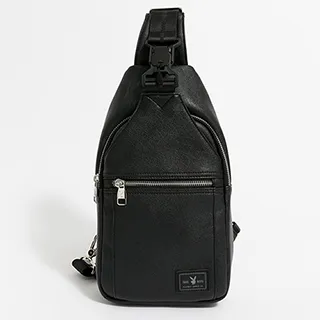 PLAYBOY - 斜背包 Matte Black系列 - 黑色 歷史價格詳細信息