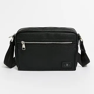 PLAYBOY - 小斜背包 Black Aurora系列 - 黑色 歷史價格詳細信息