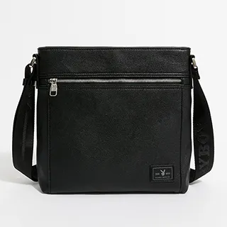 【PLAYBOY】下沉式斜背包 Matte Black系列(黑色) 歷史價格詳細信息
