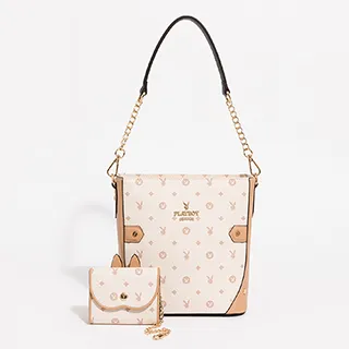 PLAYBOY - 斜背包  Daylight系列 - 米色 歷史價格詳細信息