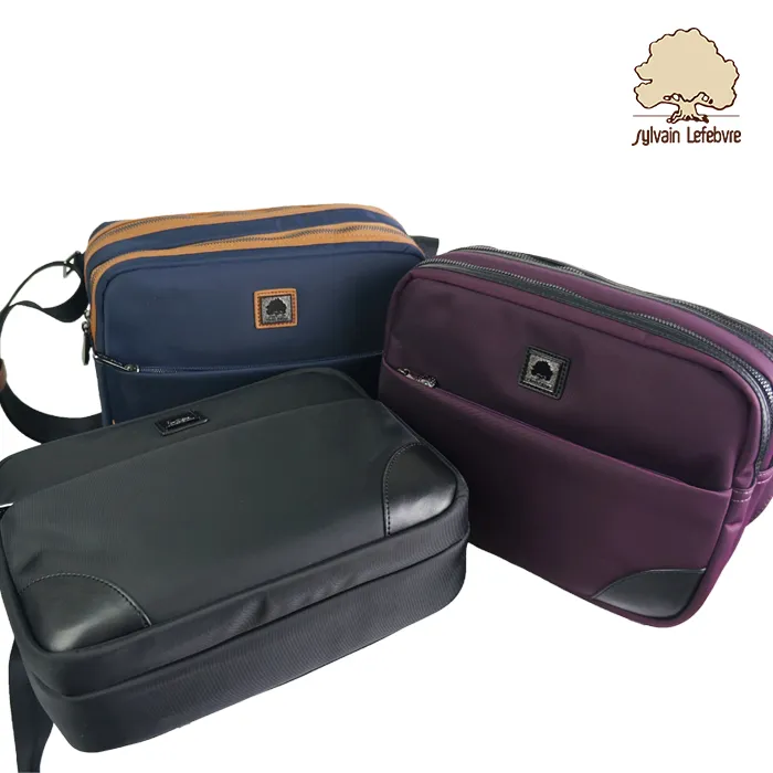 【Sylvain Lefebvre希梵】簡約感知性系列-時尚拼接撞色尼龍單肩後背包 歷史價格詳細信息