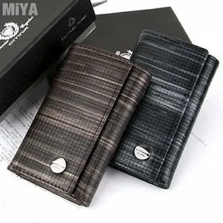 MiYA Lippi 義大利真皮絲線紋男用皮夾鑰匙包(牛皮) 棕咖黑色 歷史價格詳細信息