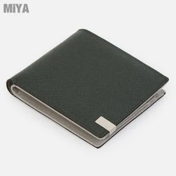 MiYA Tie 義大利防刮真皮牛皮男用橫短夾 墨綠黑藍色 免運 G0822 歷史價格詳細信息