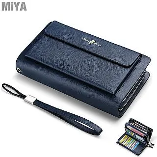 歐美男牛皮真皮手拿包 咖啡黑色 MiYA Cade W0024 歷史價格詳細信息