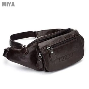 斜背側背包歐美真皮牛皮防潑男包 黑色 MiYA Enoch M3004 歷史價格詳細信息