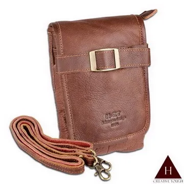 【H-CT】直式簡約真皮斜背腰包-大(B002-A-Z) 歷史價格詳細信息