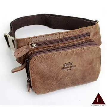 【H-CT】方形兩用真皮斜背腰包(B8097-Z) 歷史價格詳細信息