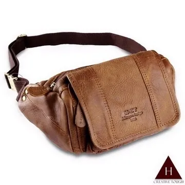 【H-CT】設計款實用雙袋真皮腰包(B8094-Z) 歷史價格詳細信息