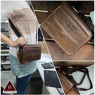 【H-CT】橫式極簡設計真皮斜背腰包(B011-Z) 歷史價格詳細信息